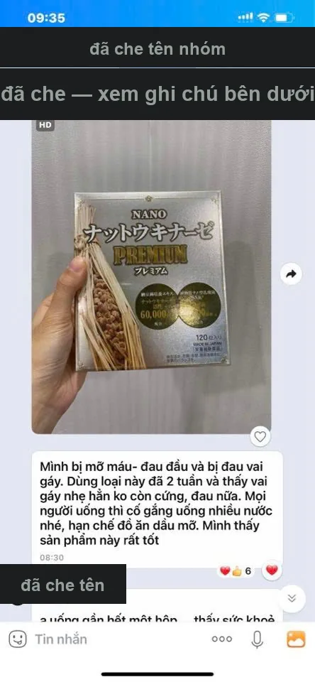 Ảnh chụp tin nhắn phản hồi của khách — đã che thông tin cá nhân